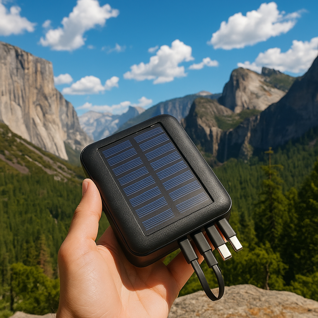 SunVolt™I Slim opladen met zonnekracht