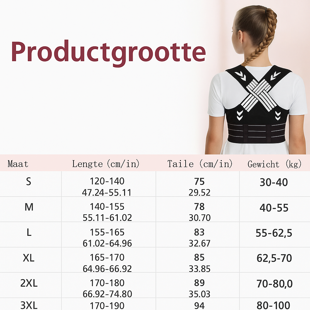 PosturaFlex™I Verlicht Je Rugklachten