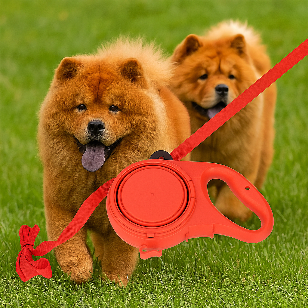 WoofyPack™I 2-in-1 Hondenriem met Waterfles & Poepzakhouder
