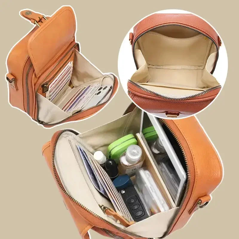 OliviaNona™I Crossbody Leather Bag