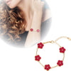 Lunaria™I Gold Clover Armband