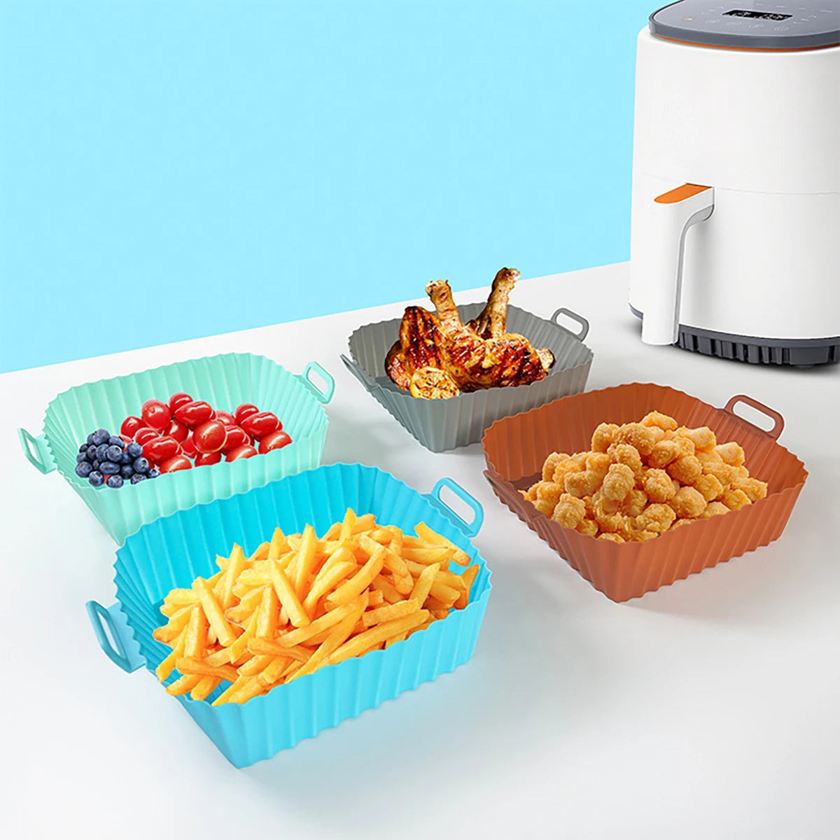 EasyFry™ I Siliconen Mand voor Airfryer