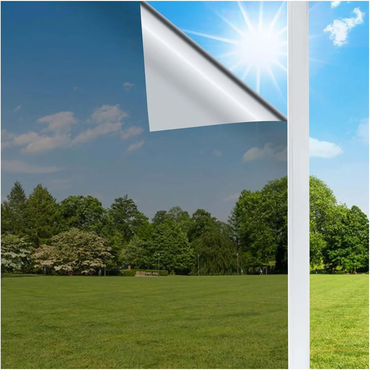 PrivacyShield™I Zelfklevende Raamfolie – Optimale Privacy in Stijl