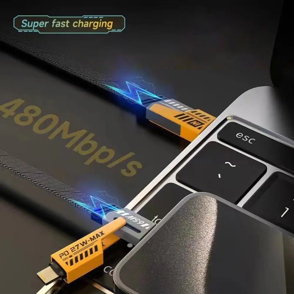 SpeedyCord™I 4-in-1 USB C Oplaadkabel
