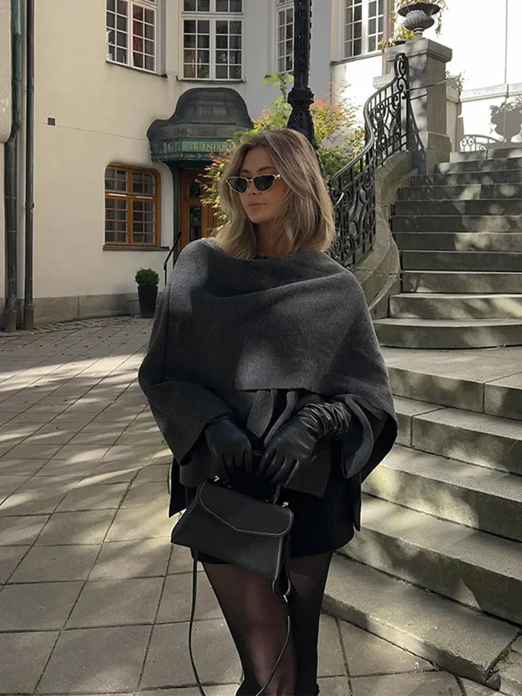 NenaCosta™I Trendy Wollen  Sjaal Jas