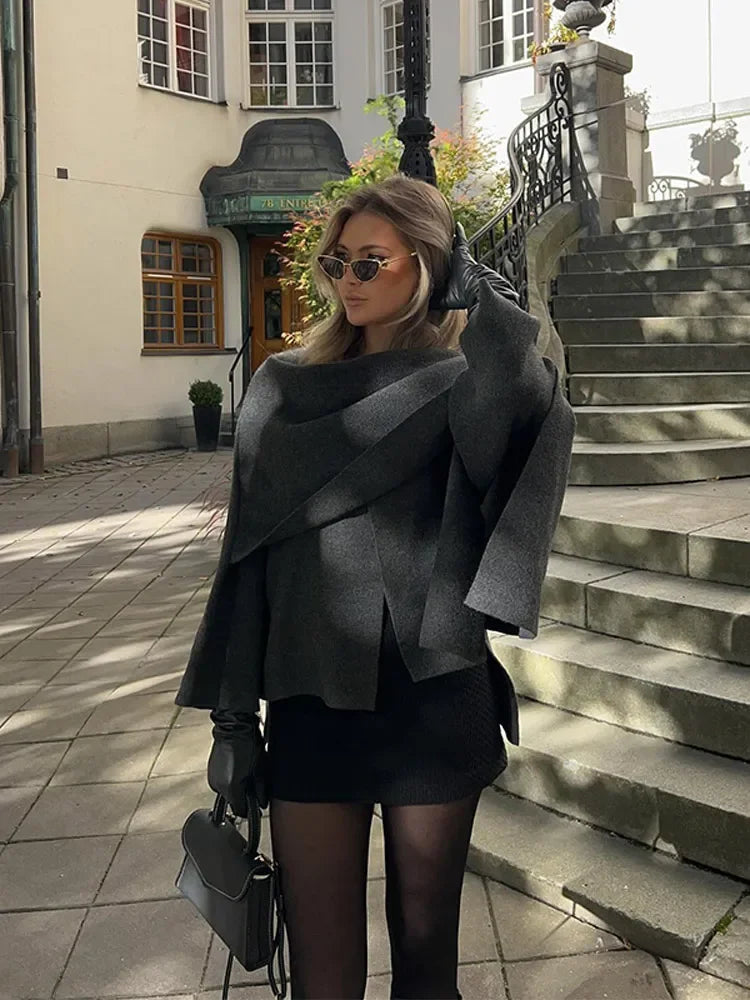 NenaCosta™I Trendy Wollen  Sjaal Jas