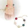Lunaria™I Gold Clover Armband