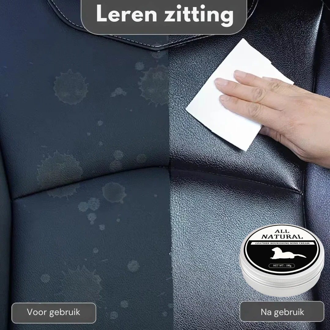 AutoSheen™I Herstel de natuurlijke glans van je leren autostoelen