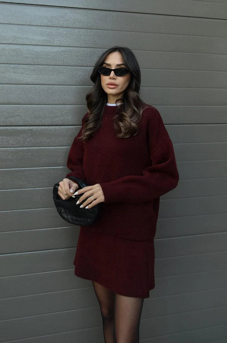 Elsie ™I  Gebreide Set (top + rok)